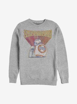 Star Wars Episode IX The Rise Of Skywalker BB8 Retro Sweatshirt