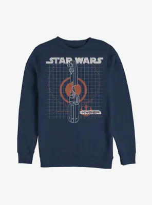 Star Wars Episode IX The Rise Of Skywalker Kyber Crystal Sweatshirt