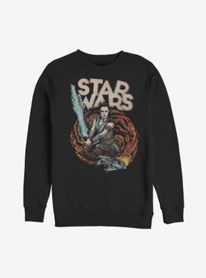 Star Wars Episode IX The Rise Of Skywalker Comic Art Sweatshirt