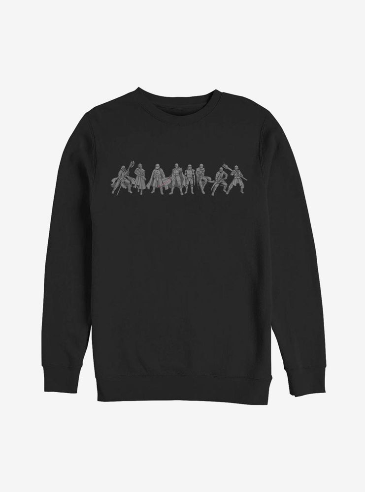 Star Wars Episode IX The Rise Of Skywalker New Order Lineup Sweatshirt