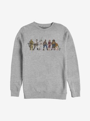 Star Wars Episode IX The Rise Of Skywalker Resistance Lineup Sweatshirt