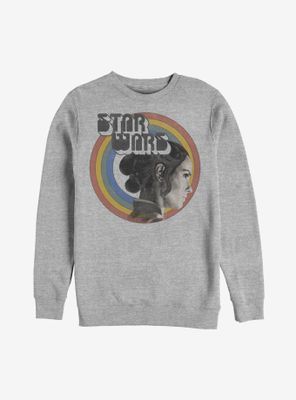 Star Wars Episode IX The Rise Of Skywalker Vintage Rey Rainbow Sweatshirt