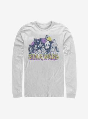 Star Wars Episode IX The Rise Of Skywalker Retro Rebel Long-Sleeve T-Shirt