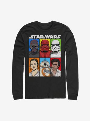 Star Wars Episode IX The Rise Of Skywalker Friends And Foes Long-Sleeve T-Shirt