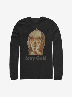 Star Wars Episode IX The Rise Of Skywalker Stay Gold Long-Sleeve T-Shirt