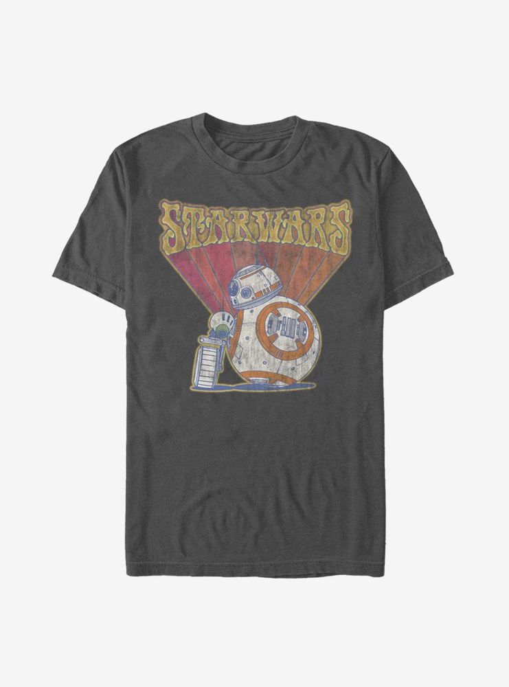 Star Wars Episode IX The Rise Of Skywalker BB8 Retro T-Shirt