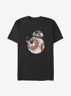 Star Wars Episode IX The Rise Of Skywalker BB Doodles T-Shirt