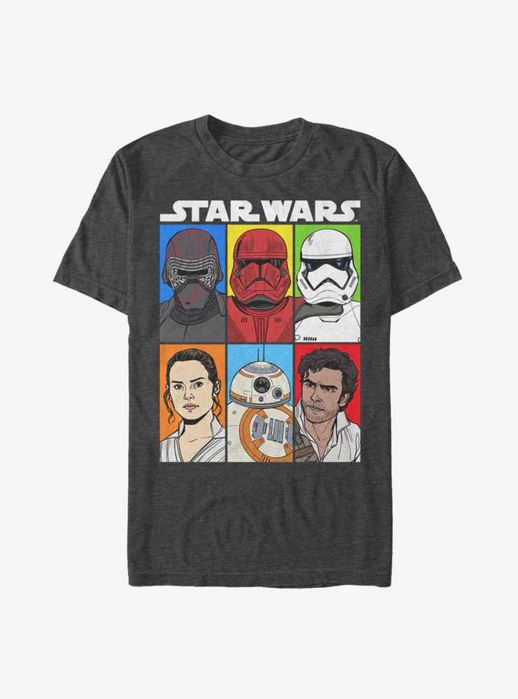 Star Wars Episode IX The Rise Of Skywalker Friends And Foes T-Shirt