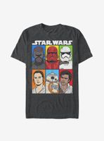 Star Wars Episode IX The Rise Of Skywalker Friends And Foes T-Shirt