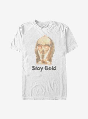 Star Wars Episode IX The Rise Of Skywalker Stay Gold T-Shirt