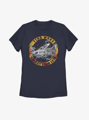 Star Wars Episode IX The Rise Of Skywalker Galaxy Tour Womens T-Shirt
