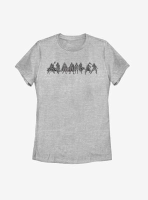 Star Wars Episode IX The Rise Of Skywalker New Order Lineup Womens T-Shirt