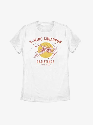 Star Wars Episode IX The Rise Of Skywalker X-Wing Squadron Resistance Womens T-Shirt