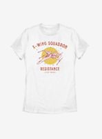 Star Wars Episode IX The Rise Of Skywalker X-Wing Squadron Resistance Womens T-Shirt