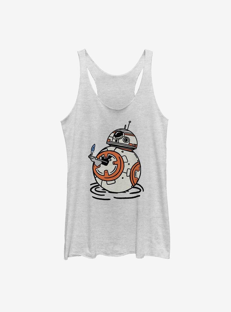 Star Wars Episode IX The Rise Of Skywalker BB Doodles Womens Tank Top