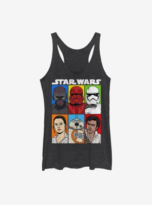 Star Wars Episode IX The Rise Of Skywalker Friends And Foes Womens Tank Top