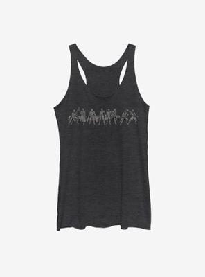 Star Wars Episode IX The Rise Of Skywalker New Order Lineup Womens Tank Top