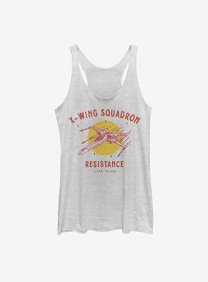 Star Wars Episode IX The Rise Of Skywalker X-Wing Squadron Resistance Womens Tank Top