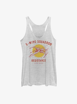 Star Wars Episode IX The Rise Of Skywalker X-Wing Squadron Resistance Womens Tank Top