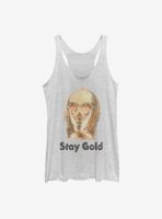 Star Wars Episode IX The Rise Of Skywalker Stay Gold Womens Tank Top