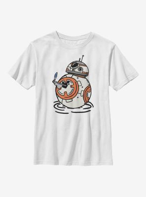 Star Wars Episode IX The Rise Of Skywalker BB Doodles Youth T-Shirt