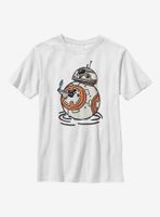 Star Wars Episode IX The Rise Of Skywalker BB Doodles Youth T-Shirt