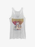 Star Wars Episode IX The Rise Of Skywalker BB8 Retro Womens Tank Top