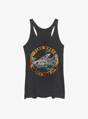 Star Wars Episode IX The Rise Of Skywalker Galaxy Tour Womens Tank Top