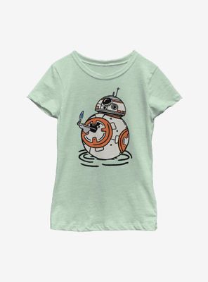 Star Wars Episode IX The Rise Of Skywalker BB Doodles Youth Girls T-Shirt