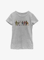 Star Wars Episode IX The Rise Of Skywalker Resistance Lineup Youth Girls T-Shirt