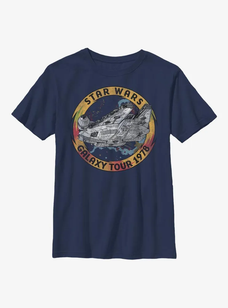 Star Wars Episode IX The Rise Of Skywalker Galaxy Tour Youth T-Shirt