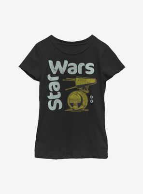 Star Wars Episode IX The Rise Of Skywalker Lil' Droid Youth Girls T-Shirt