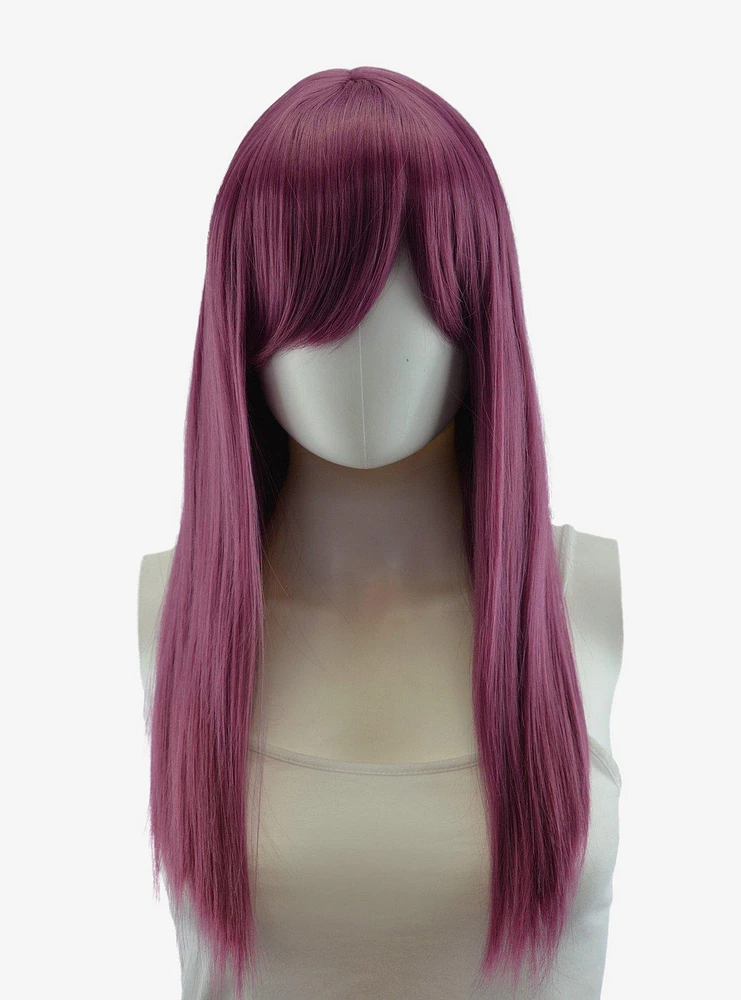 Epic Cosplay Theia Dark Plum Purple Medium Length Wig