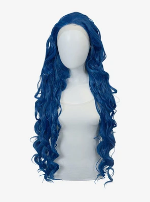 Epic Cosplay Urania Shadow Blue Long Curly Lace Front Wig