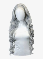 Epic Cosplay Urania Silvery Grey Long Curly Lace Front Wig