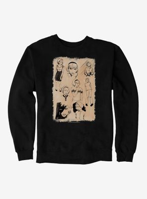 Archie Comics Chilling Adventures of Sabrina Sketches Sweatshirt