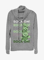 Disney Frozen Rock On Cowl Neck Long-Sleeve Girls Top