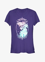 Disney Frozen Elsa Frame Gradient Girls T-Shirt