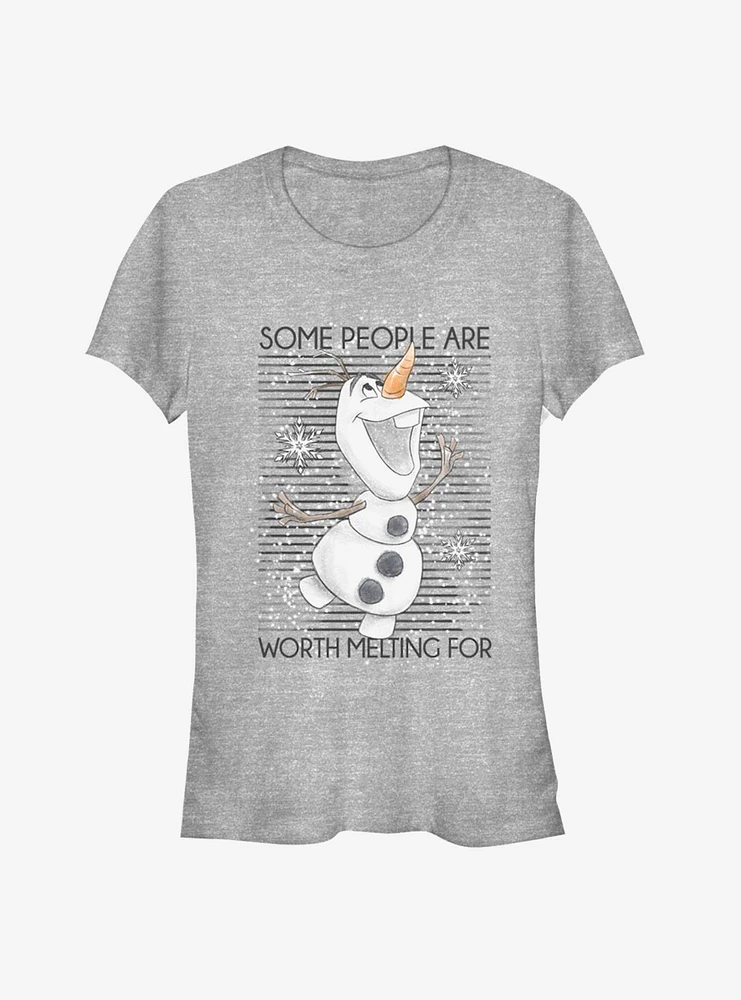 Disney Frozen Worth Melting Girls T-Shirt