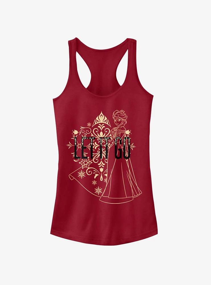 Disney Frozen Let Go Line Girls Tank