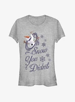Disney Frozen Oh Snow Girls T-Shirt