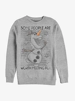 Disney Frozen Worth The Melt Sweatshirt