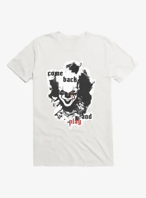 IT Chapter Two Come Back And Play Cutout T-Shirt