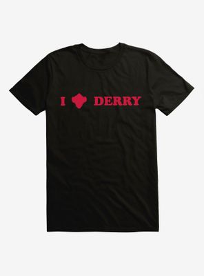 IT Chapter Two I Pennywise Derry Red Script T-Shirt