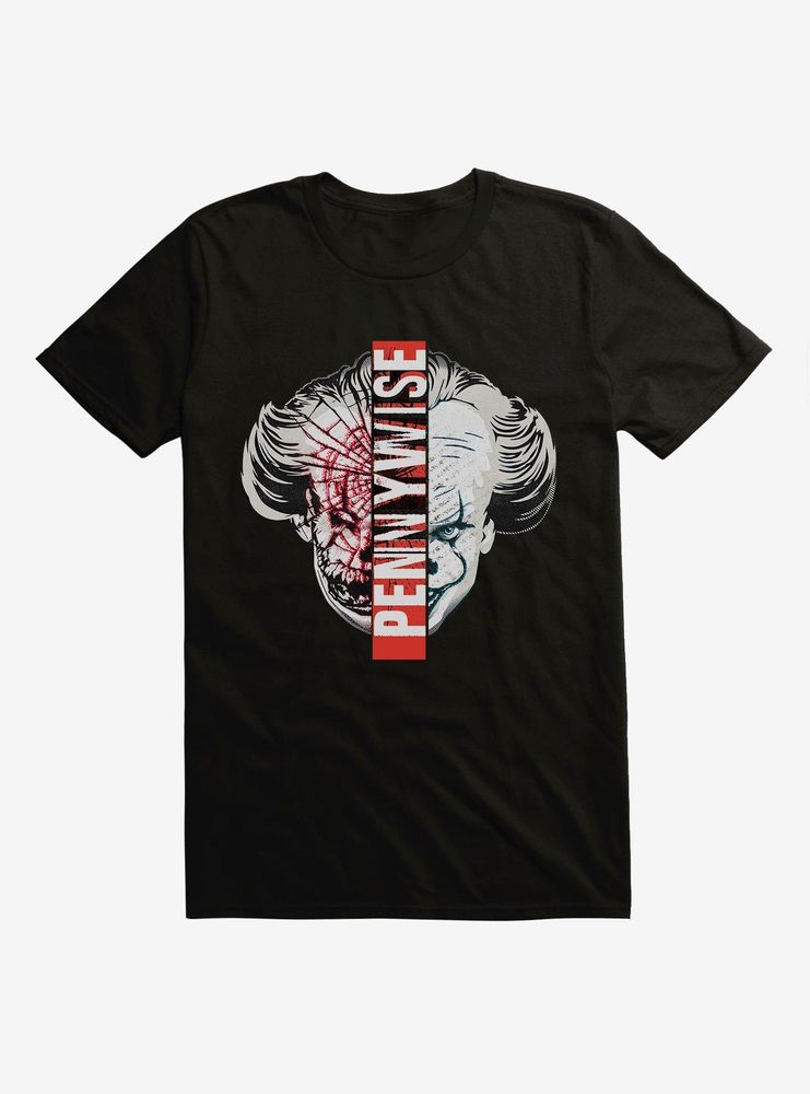 IT Chapter Two Pennywise Split Face T-Shirt