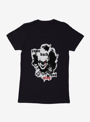 IT Chapter Two Come Back And Play Cutout Womens T-Shirt