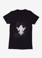 IT Chapter Two Pennywise Shadow Come Home Gray Script Womens T-Shirt