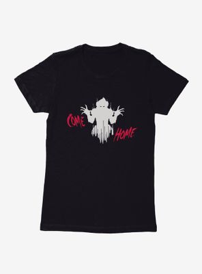 IT Chapter Two Pennywise Shadow Come Home Red Script Womens T-Shirt