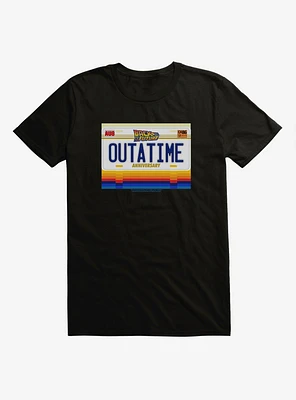 Back To The Future OutATime License Plate T-Shirt