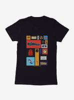 Back To The Future Collage Womens T-Shirt